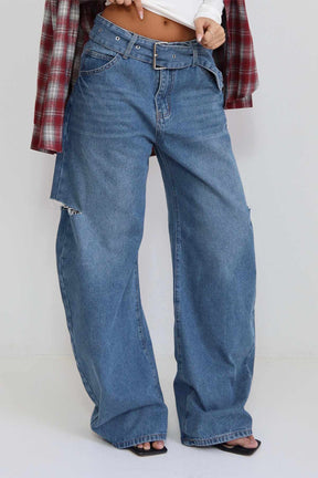 ג'ינס חגורה אוליביה