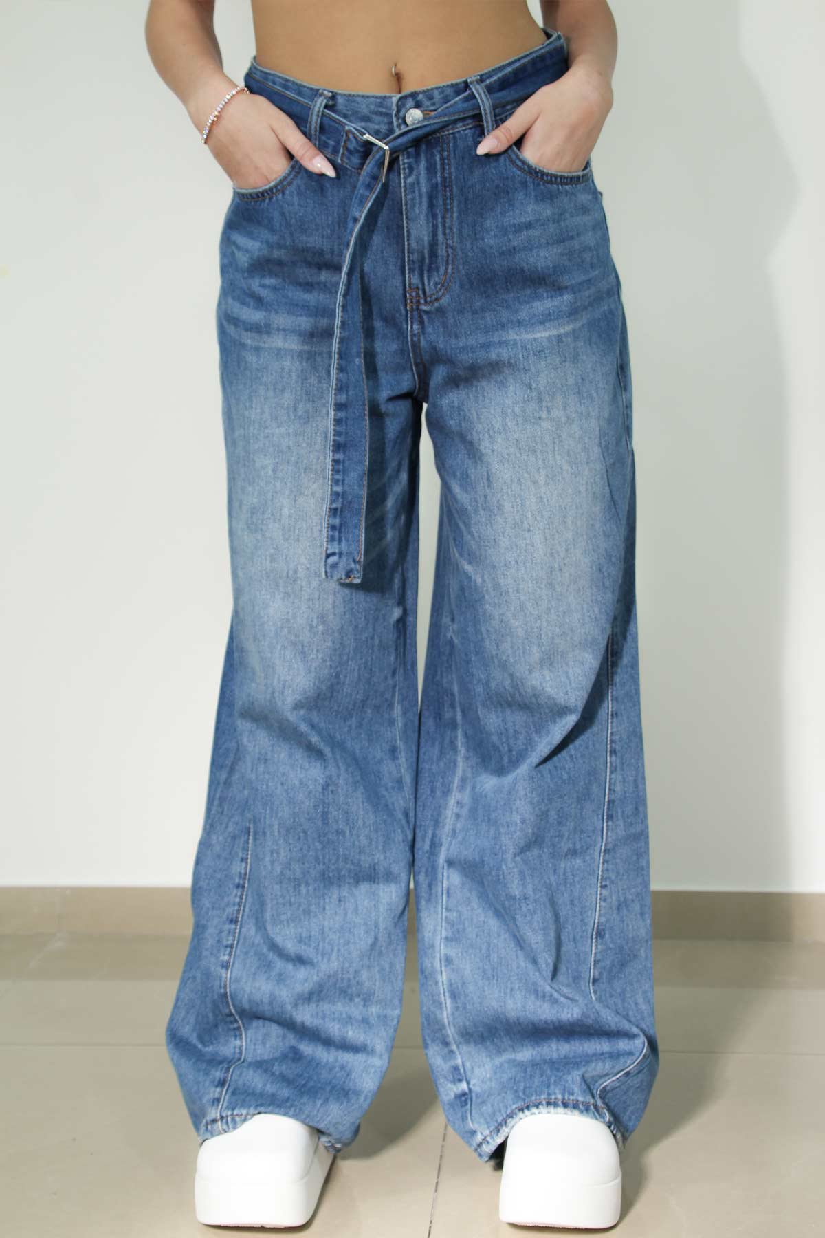 ג'ינס חגורה מייגן