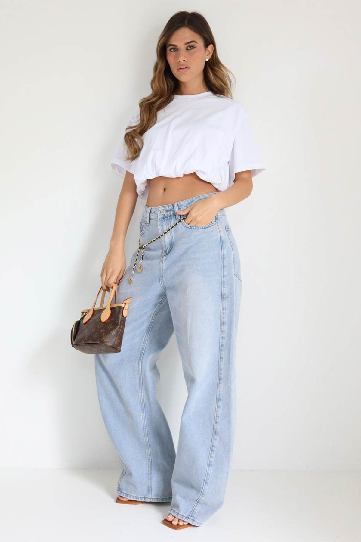 מכנסי ג׳ינס בלון רייסינג