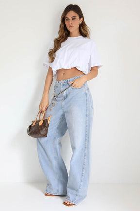 מכנסי ג׳ינס בלון רייסינג