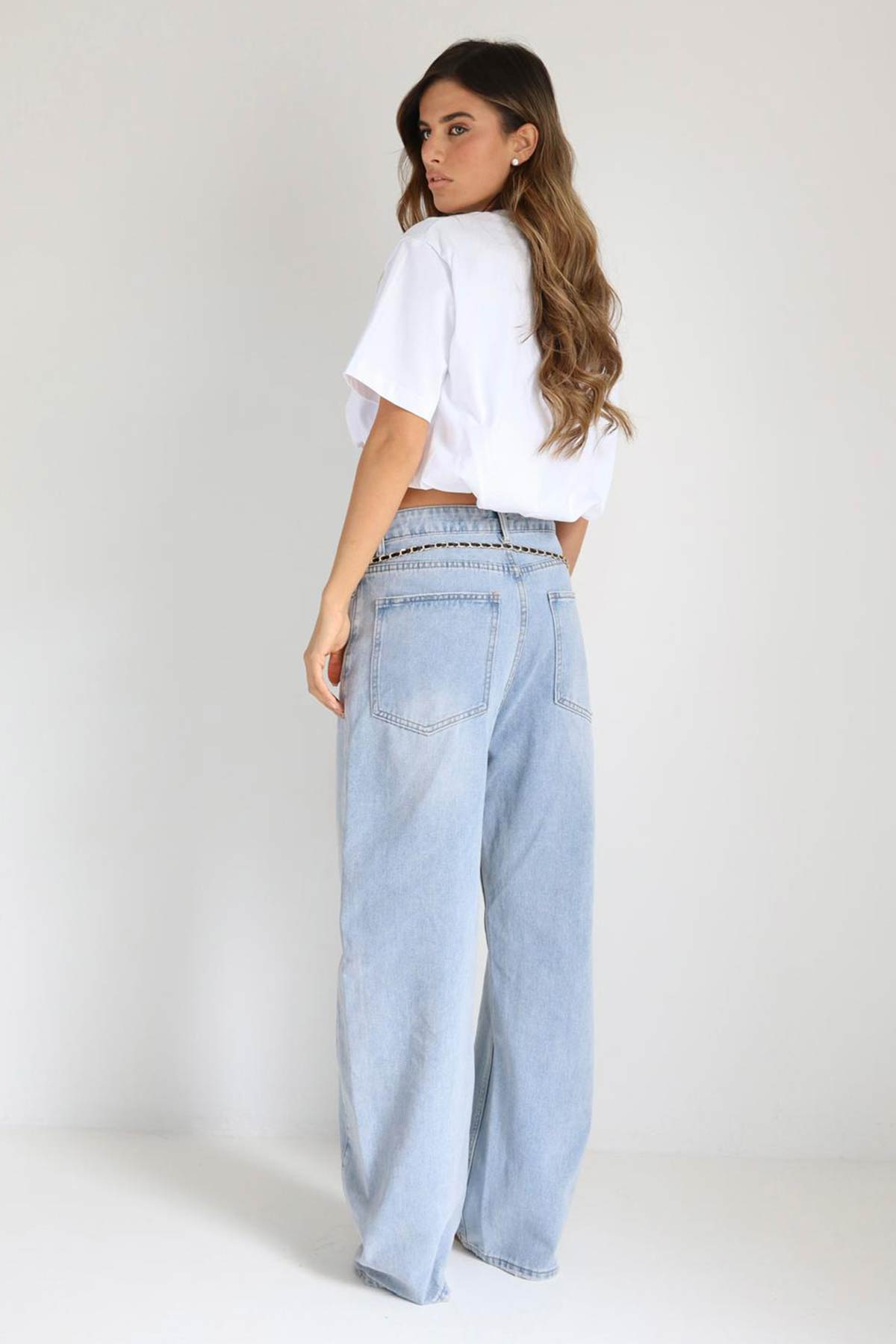 מכנסי ג׳ינס בלון רייסינג