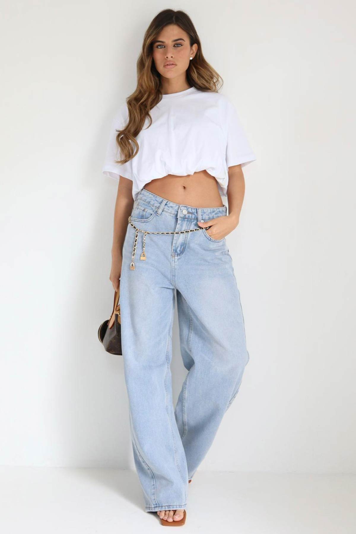 מכנסי ג׳ינס בלון רייסינג