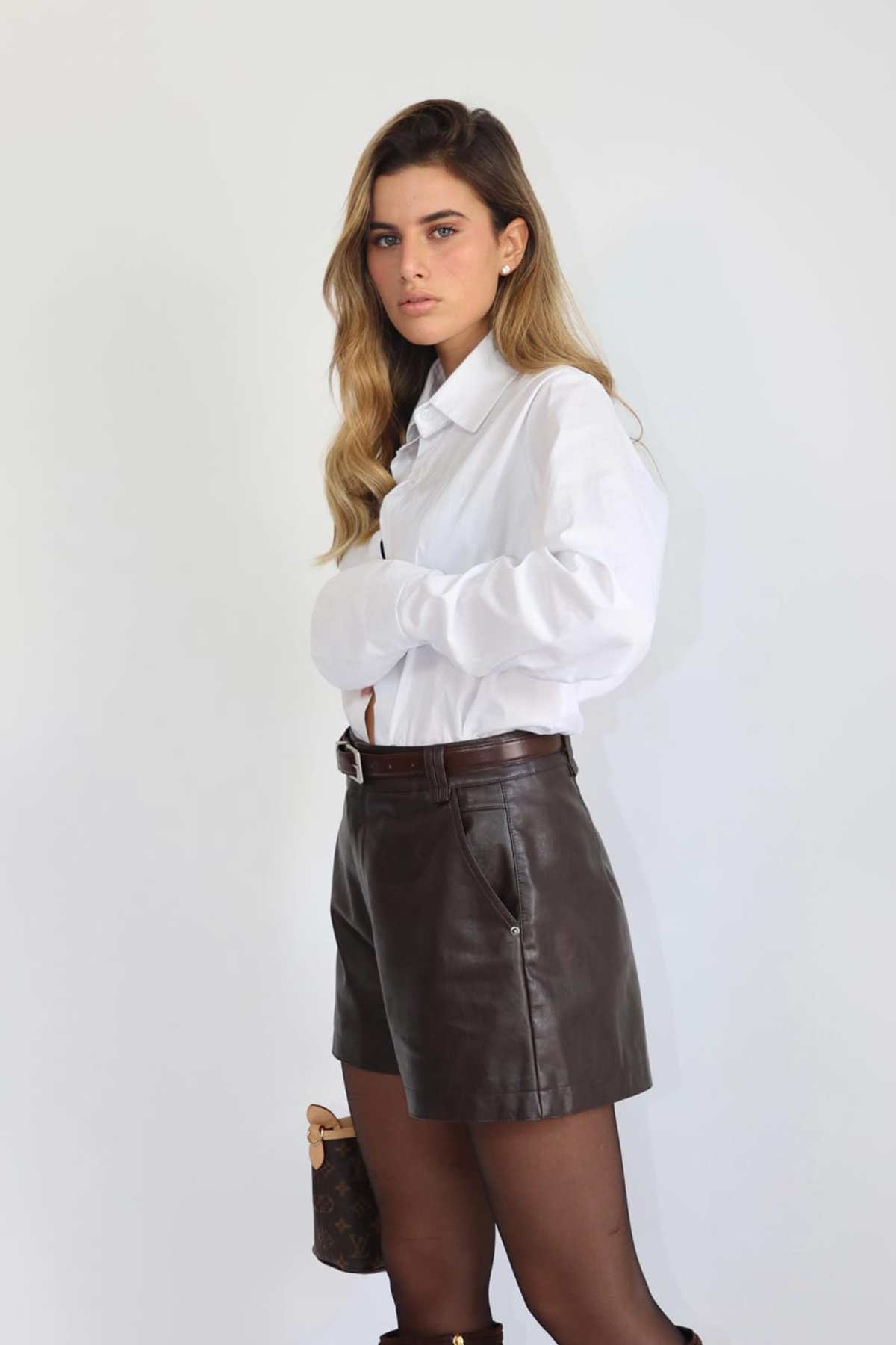 מכנסי שורט וחגורה פליי