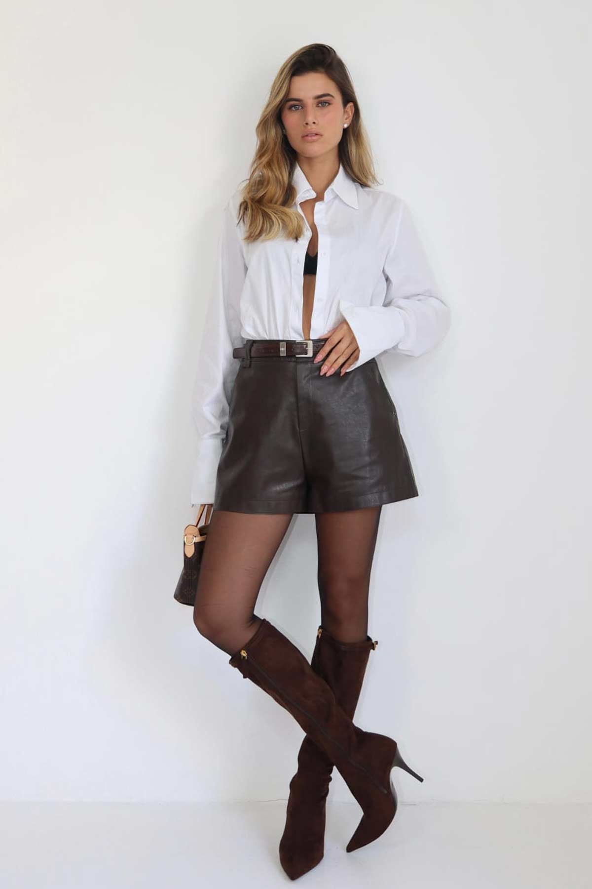 מכנסי שורט וחגורה פליי