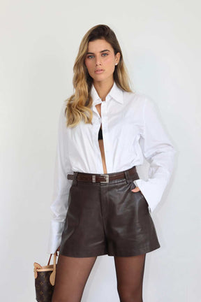 מכנסי שורט וחגורה פליי