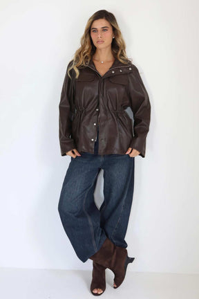 ג'קט עור היילו