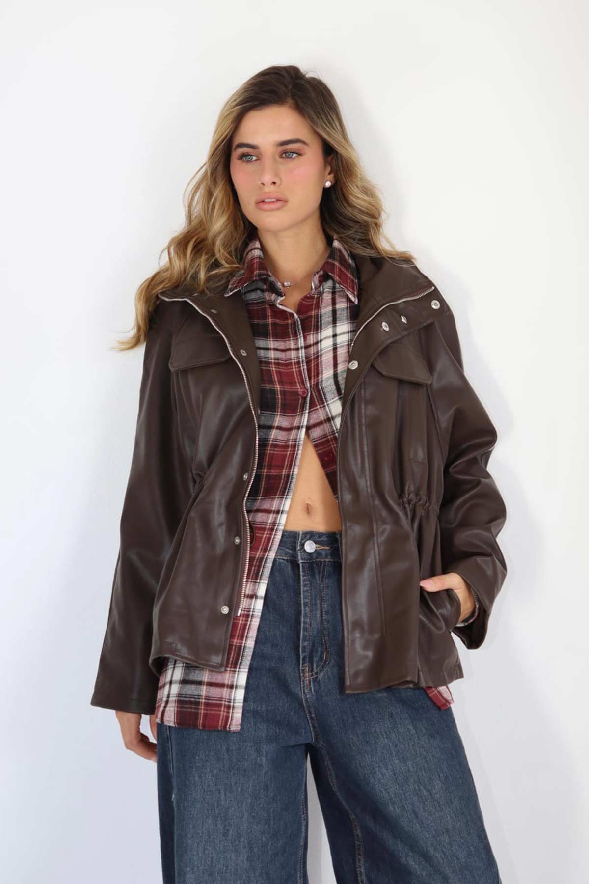 ג'קט עור היילו