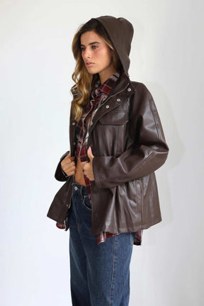 ג'קט עור היילו