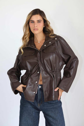 ג'קט עור היילו