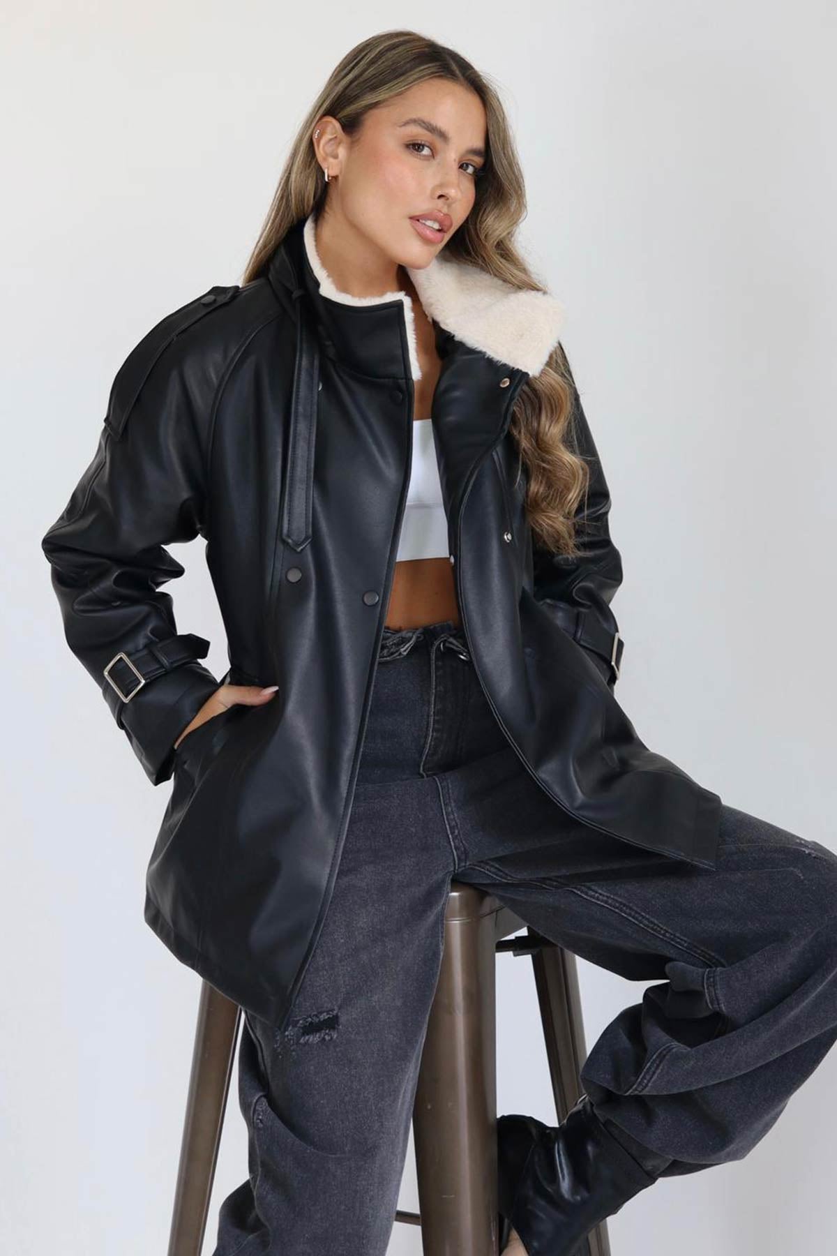 ג׳קט עור קראש