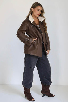 ג׳קט עור קראש