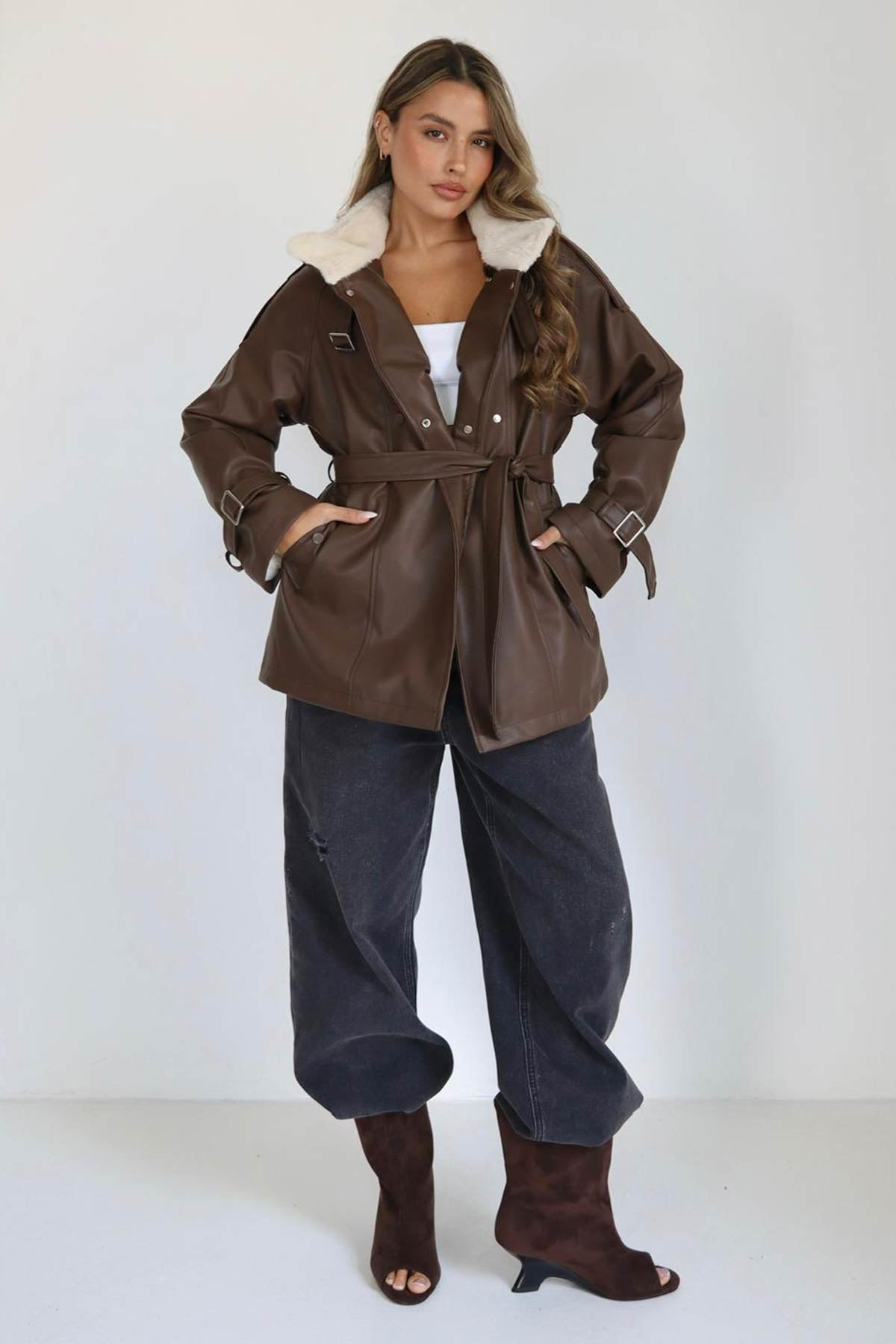 ג׳קט עור קראש