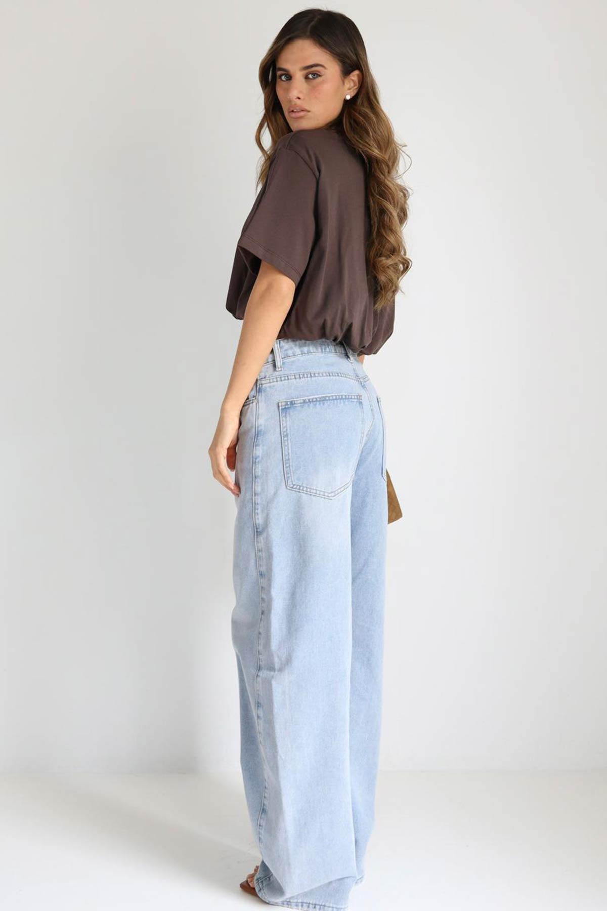 חולצת קרופ גולדי