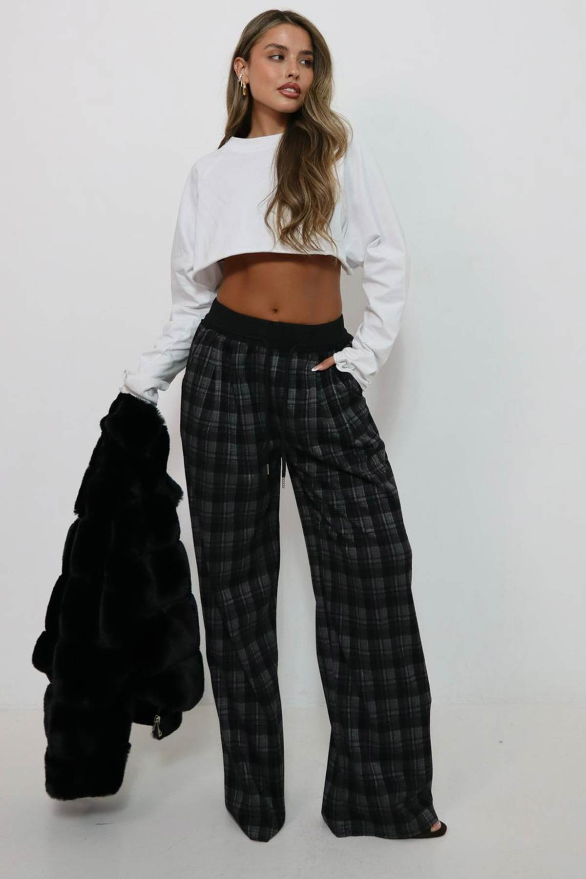 מכנסיים משובצים ריטה