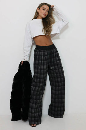 מכנסיים משובצים ריטה