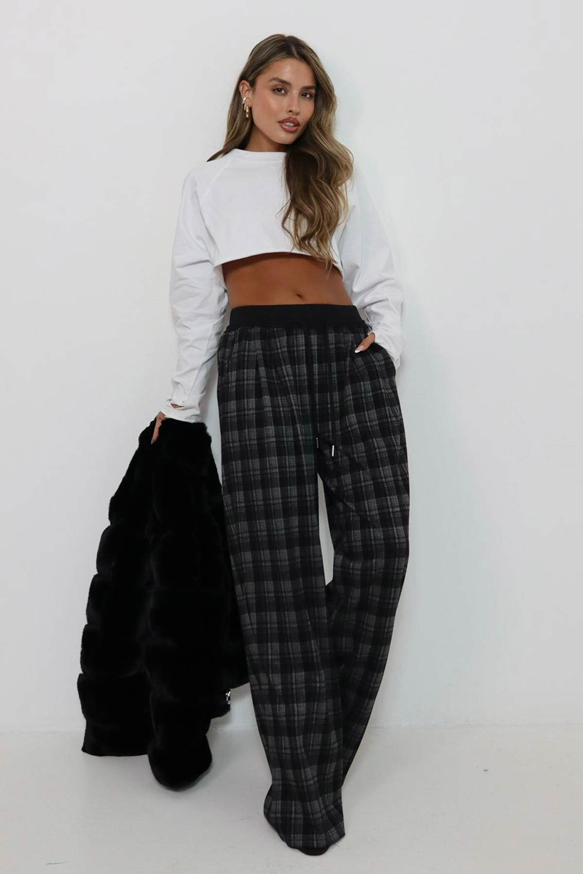 מכנסיים משובצים ריטה