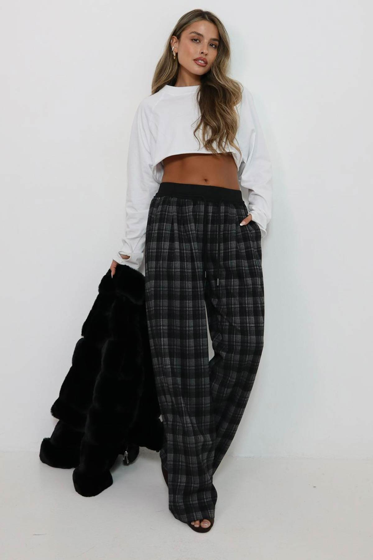 מכנסיים משובצים ריטה