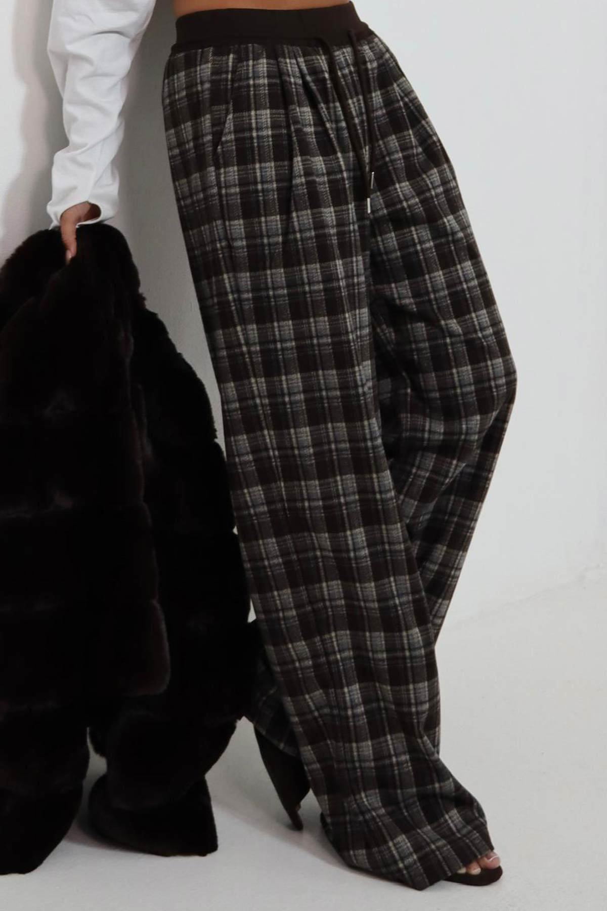 מכנסיים משובצים ריטה