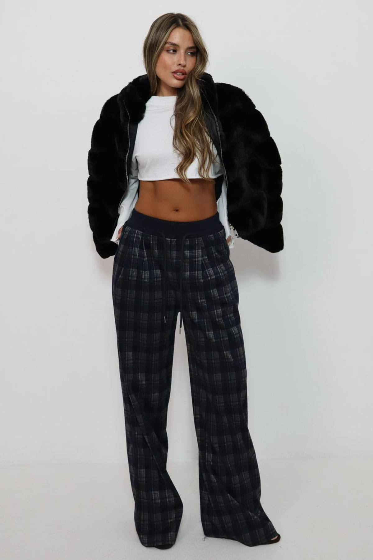 מכנסיים משובצים ריטה