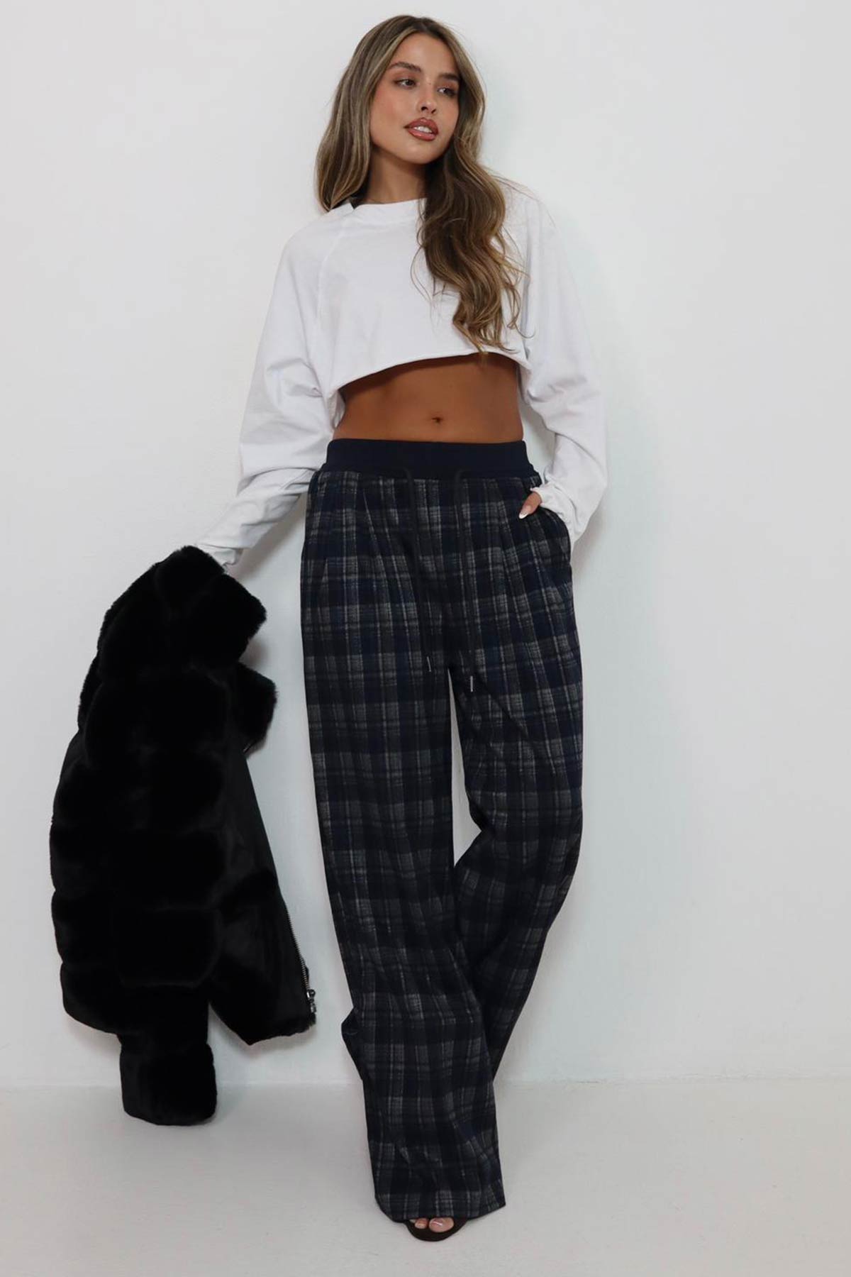 מכנסיים משובצים ריטה