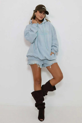 סווטשירט קפוצ׳ון אוברסייז גוד-וואן