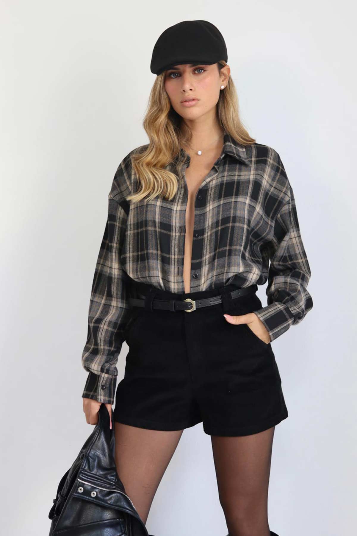 מכנסי קורדרוי וחגורה אביגיל