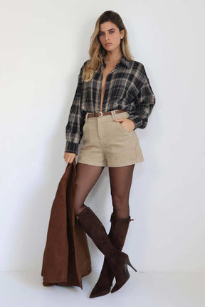 מכנסי קורדרוי וחגורה אביגיל