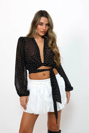 חולצת שיפון אריסטה