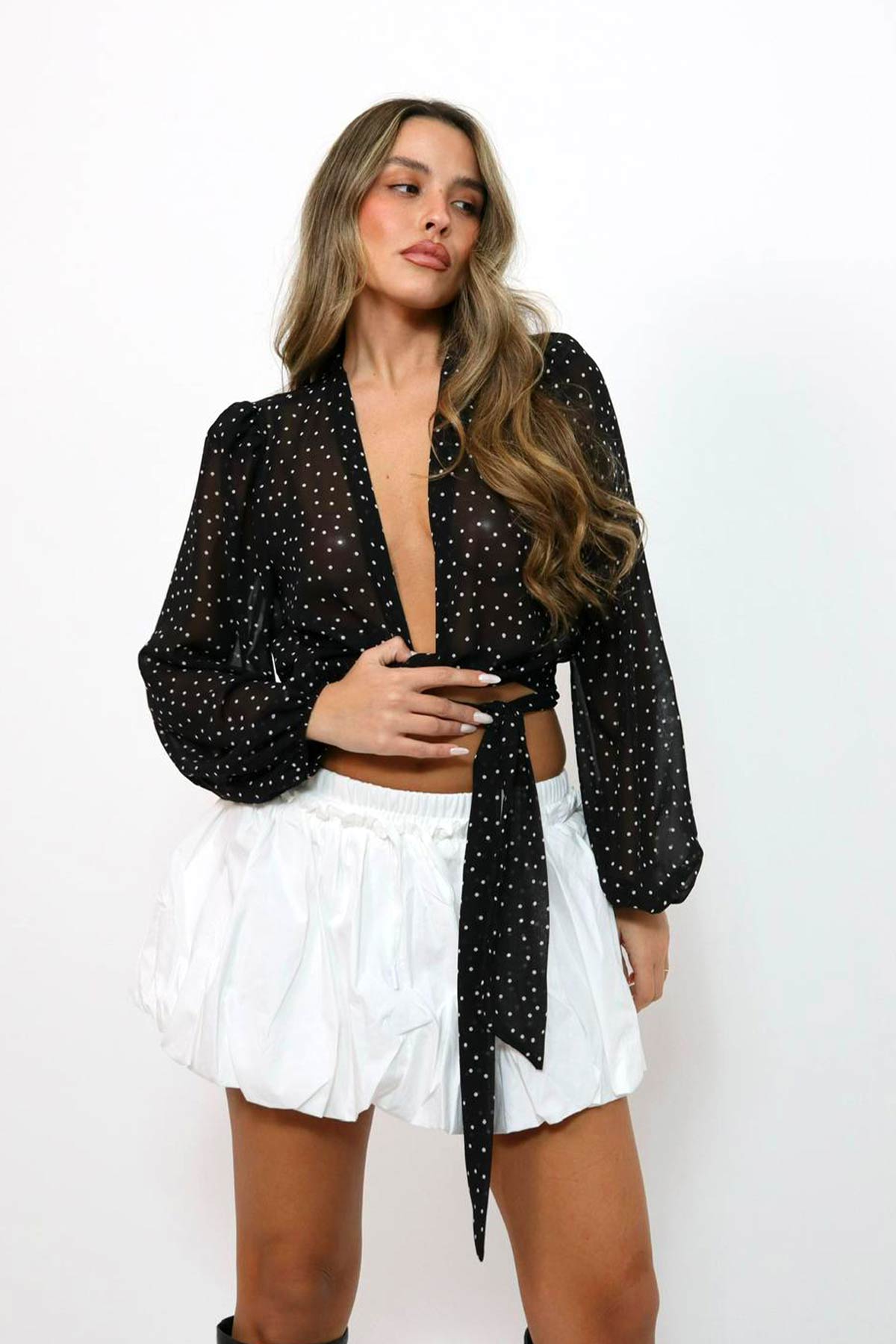 חולצת שיפון אריסטה