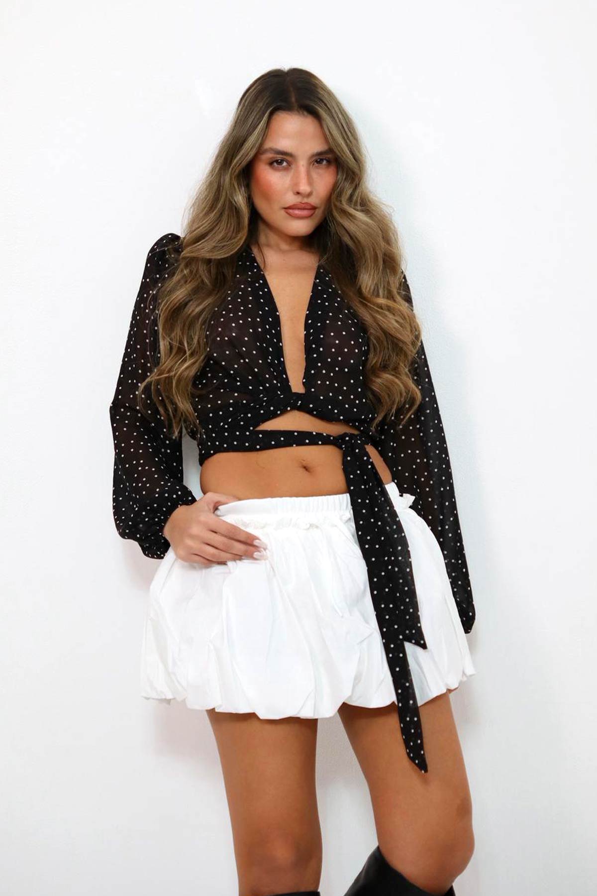 חולצת שיפון אריסטה