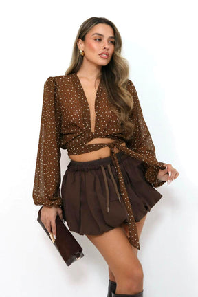 חולצת שיפון אריסטה