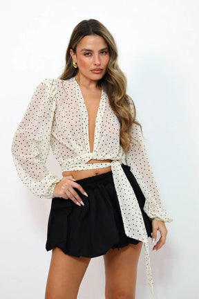 חולצת שיפון אריסטה