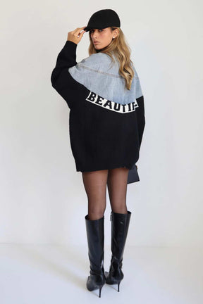 ג'קט סריג ג'ינס ליה