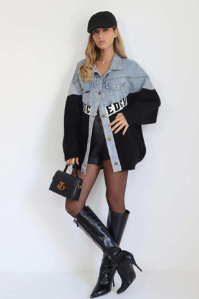 ג'קט סריג ג'ינס ליה