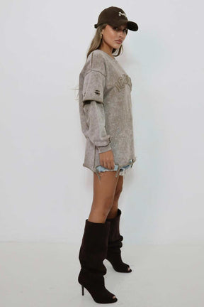 סווטשירט אוברסייז אייקוניק