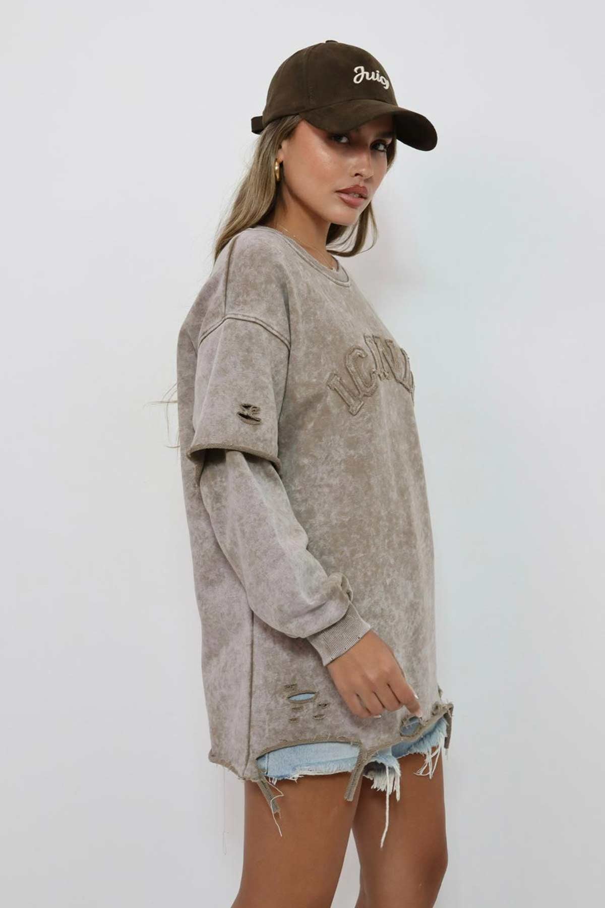 סווטשירט אוברסייז אייקוניק