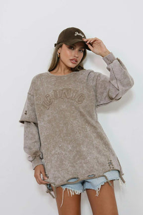 סווטשירט אוברסייז אייקוניק