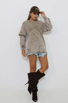 סווטשירט אוברסייז אייקוניק