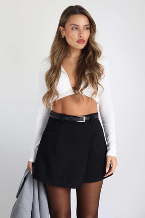 שורט חצאית אסימטרי לילה