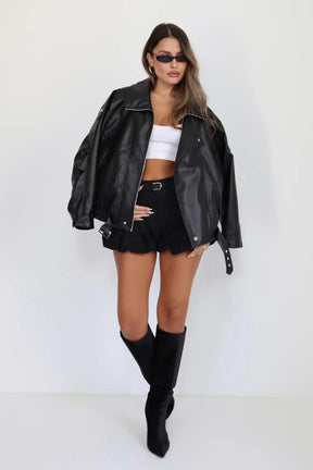 ג'קט דמוי עור פיבי