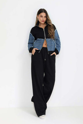 חליפת פרנץ' טרי שילוב ג'ינס דורות'י