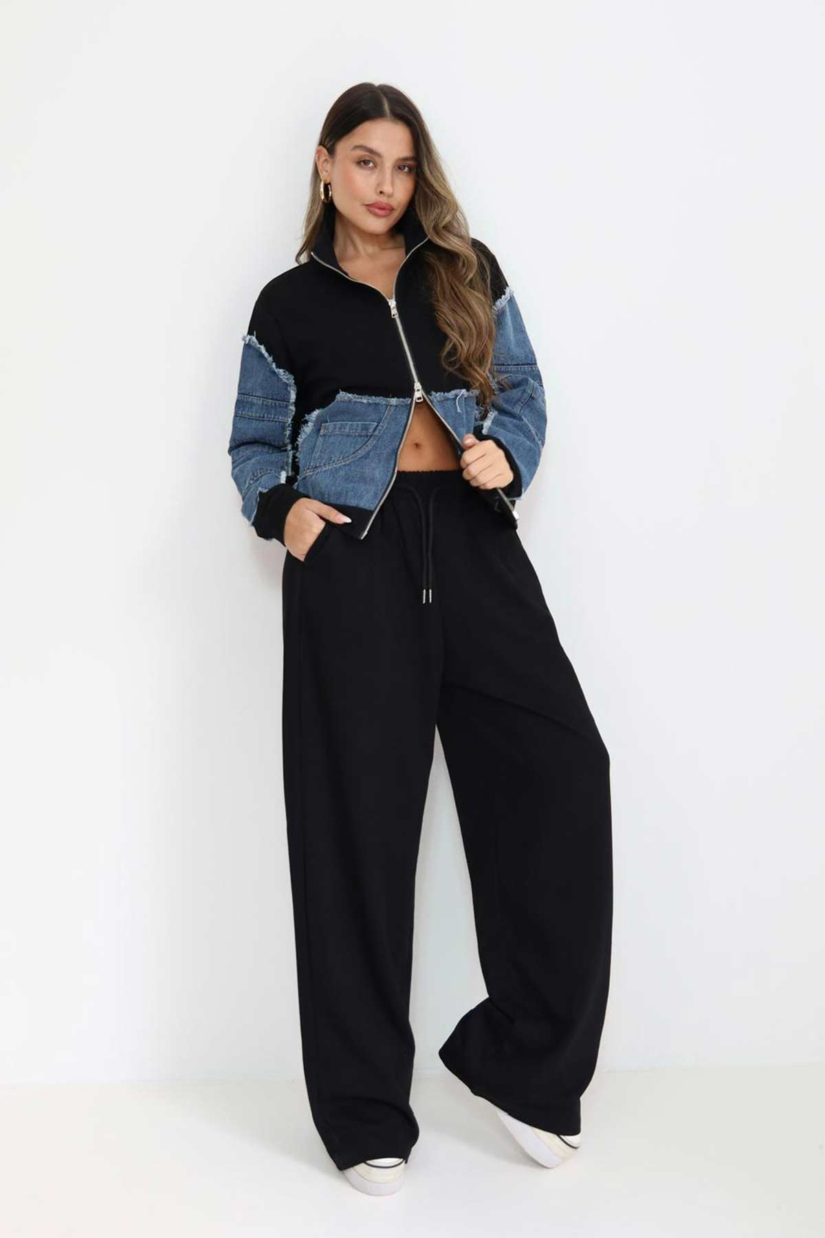 חליפת פרנץ' טרי שילוב ג'ינס דורות'י