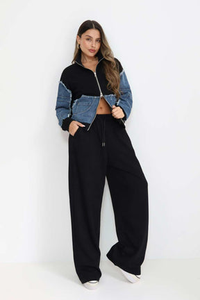 חליפת פרנץ' טרי שילוב ג'ינס דורות'י