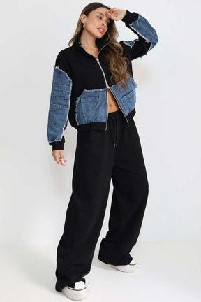 חליפת פרנץ' טרי שילוב ג'ינס דורות'י