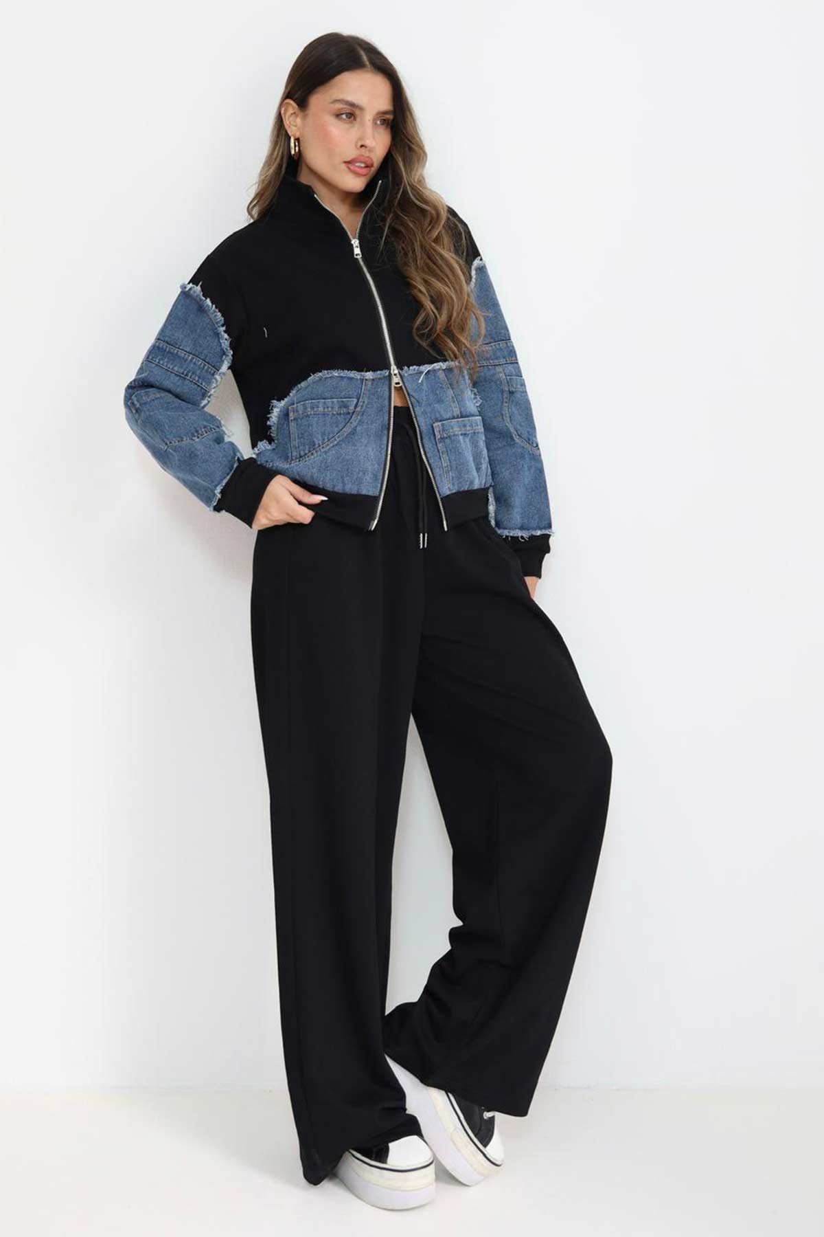 חליפת פרנץ' טרי שילוב ג'ינס דורות'י