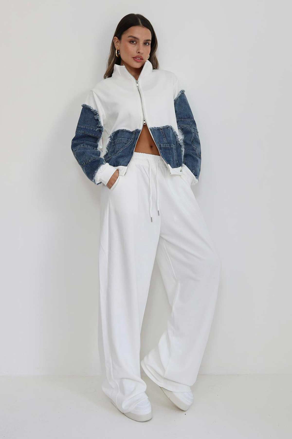 חליפת פרנץ' טרי שילוב ג'ינס דורות'י