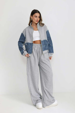 חליפת פרנץ' טרי שילוב ג'ינס דורות'י