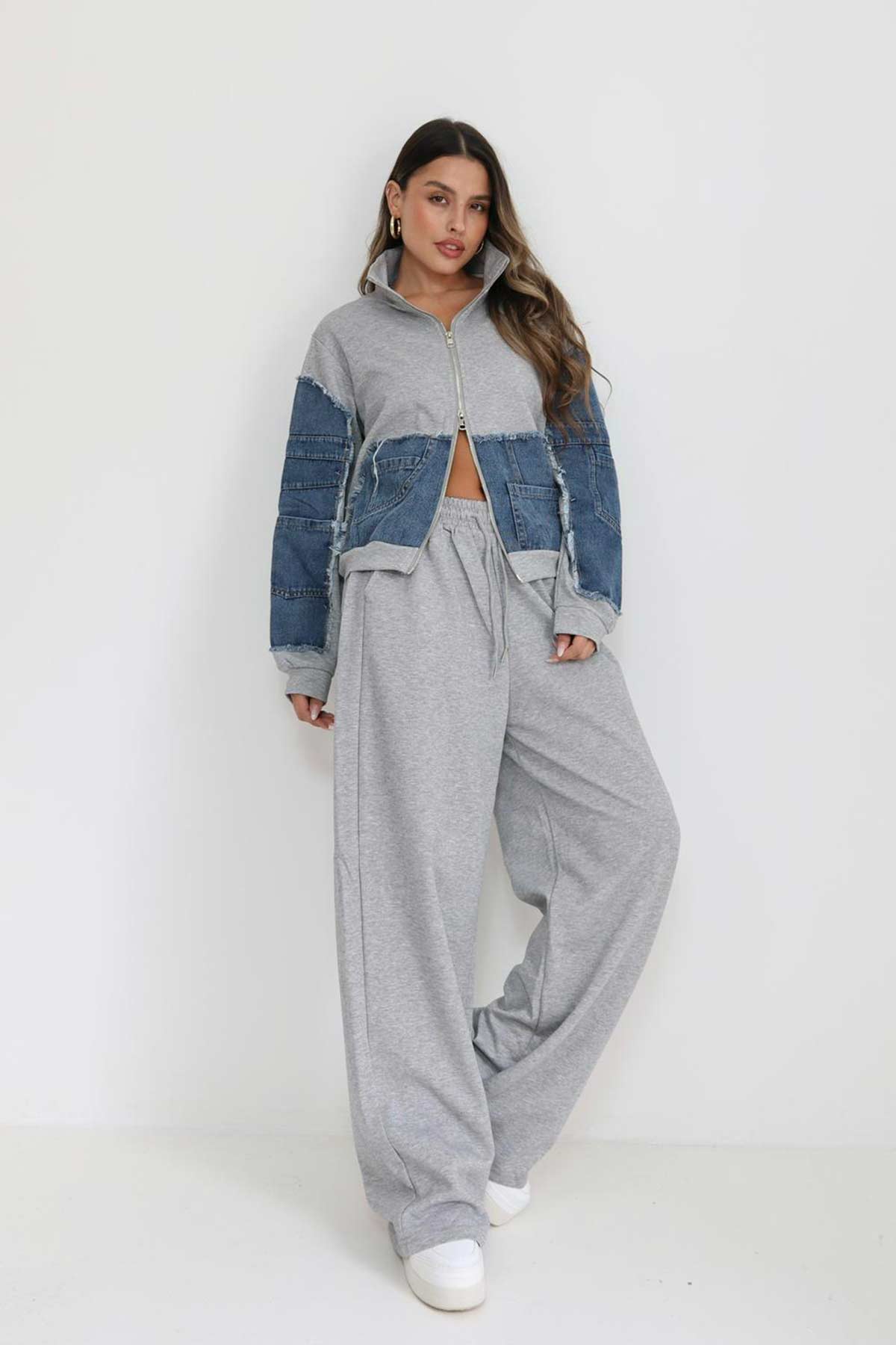 חליפת פרנץ' טרי שילוב ג'ינס דורות'י