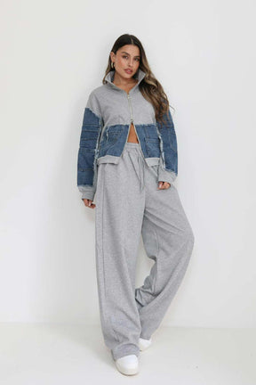 חליפת פרנץ' טרי שילוב ג'ינס דורות'י