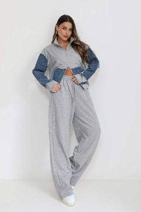 חליפת פרנץ' טרי שילוב ג'ינס דורות'י